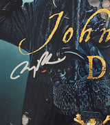 Johnny Depp Signed Pirates of the Caribbean 12x18 Photo COA Proof Autographed Jerry Bruckheimer