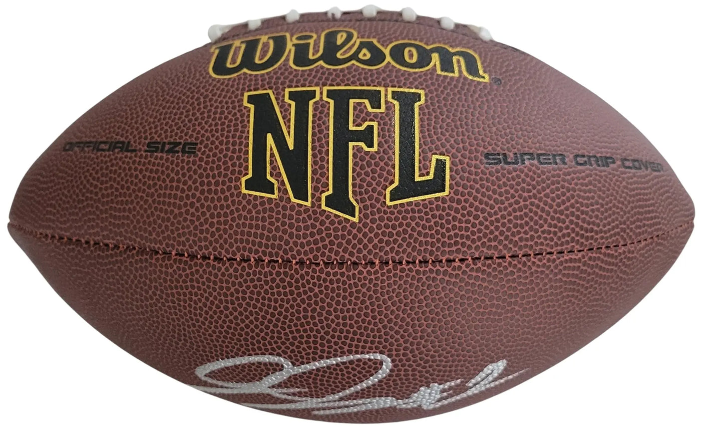 Jaylon Johnson Signed Football Proof COA Autographed Chicago Bears Utah Utes