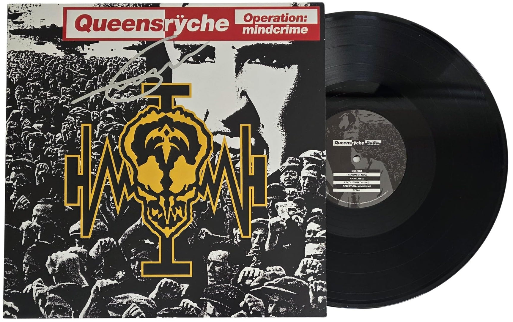 Geoff Tate Signed Queensryche Operation Mindcrime Album COA Proof Autographed Vinyl Record