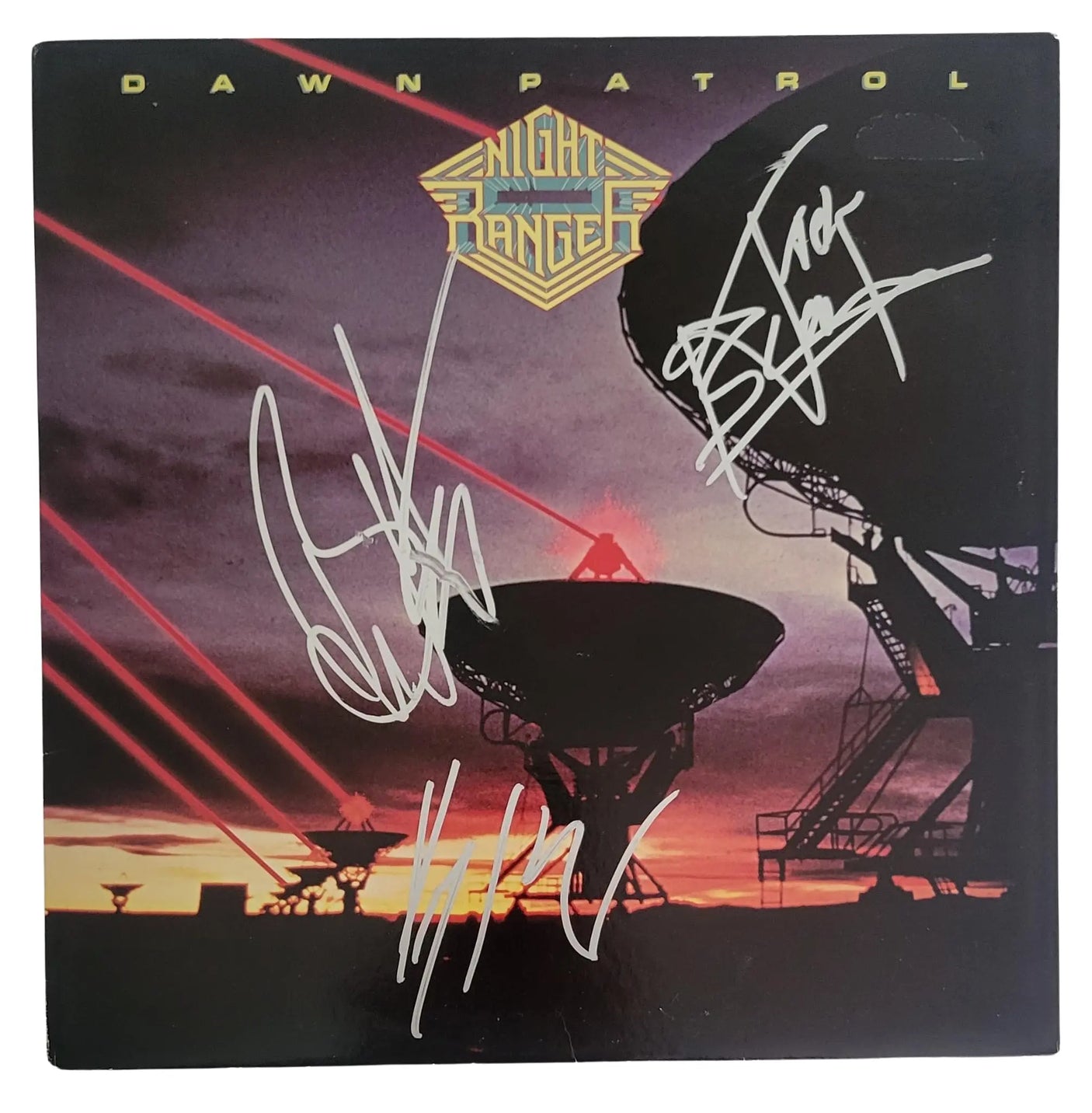 Night Rangers Band Signed Dawn Patrol Album COA Proof Autographed Vinyl Record