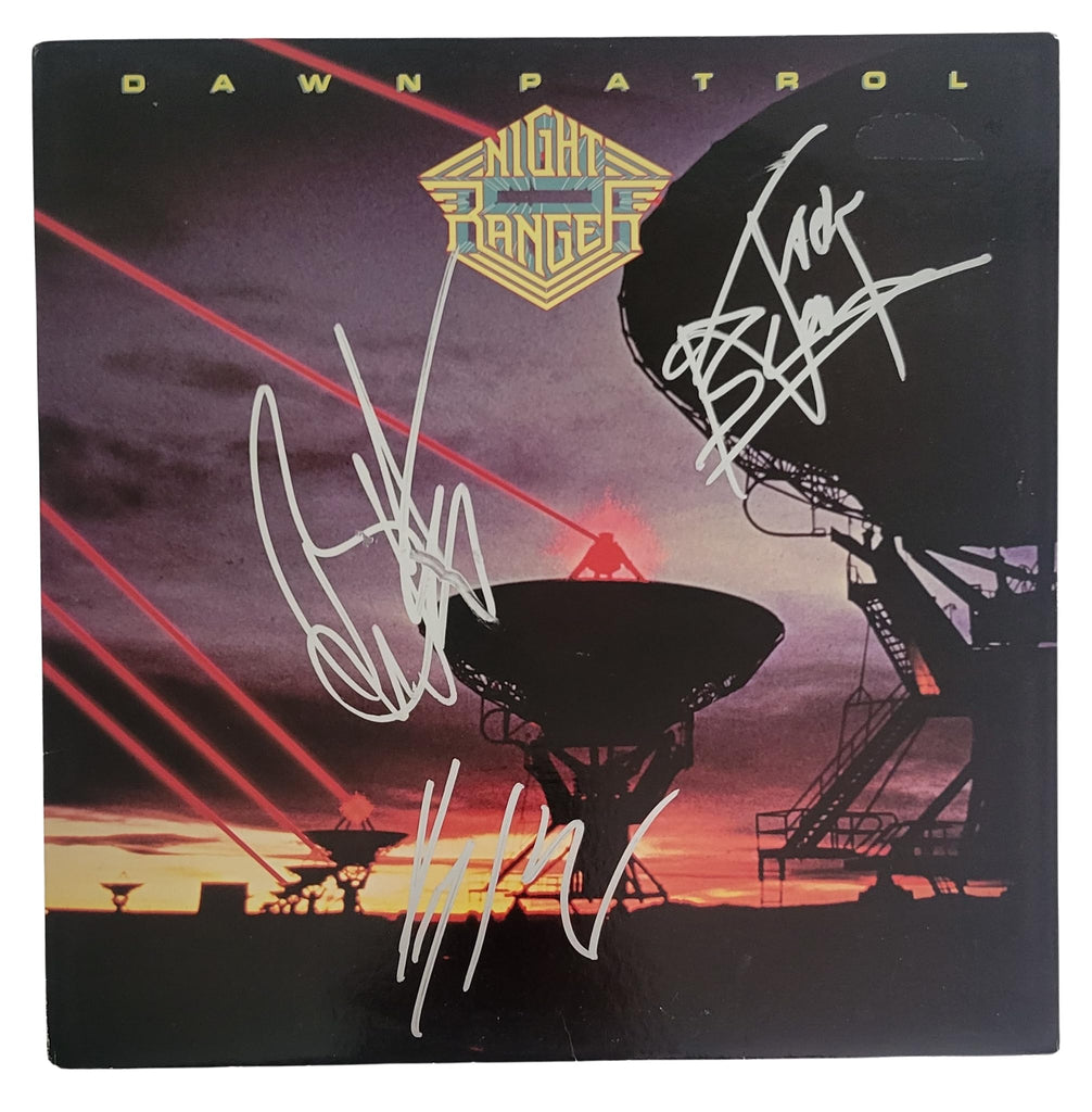 Night Rangers Band Signed Dawn Patrol Album COA Proof Autographed Vinyl Record