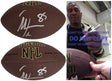 Antonio Gates Signed Football Proof COA Autographed San Diego Chargers HOF