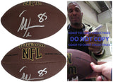 Antonio Gates Signed Football Proof COA Autographed San Diego Chargers HOF