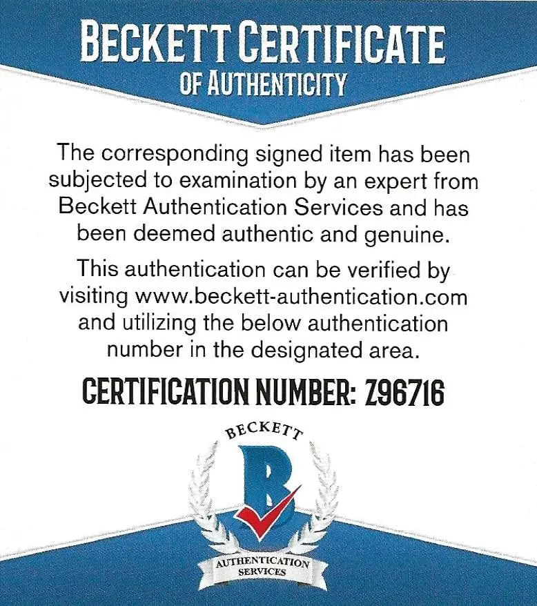 Mike Holmgren Signed Football Proof Beckett COA Seattle Seahawks Green Bay Packers