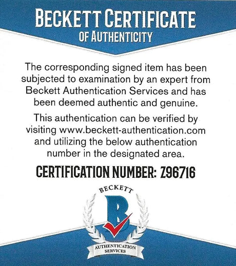 Mike Holmgren Signed Football Proof Beckett COA Seattle Seahawks Green Bay Packers