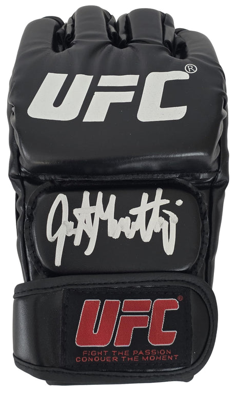Justin Gaethje Signed Glove COA Exact Proof Autographed MMA UFC Champion