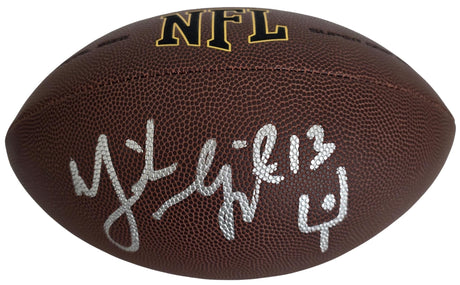 Mike Vanderjagt Signed Football COA Exact Proof Autographed Indianapolis Colts