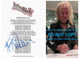KK Downing Signed Judas Breaking the Law Lyrics Sheet COA Exact Proof Autographed Judas Priest