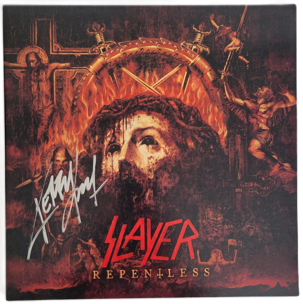 Kerry King Signed Slayer Repentless Album COA Proof Autographed Vinyl Record