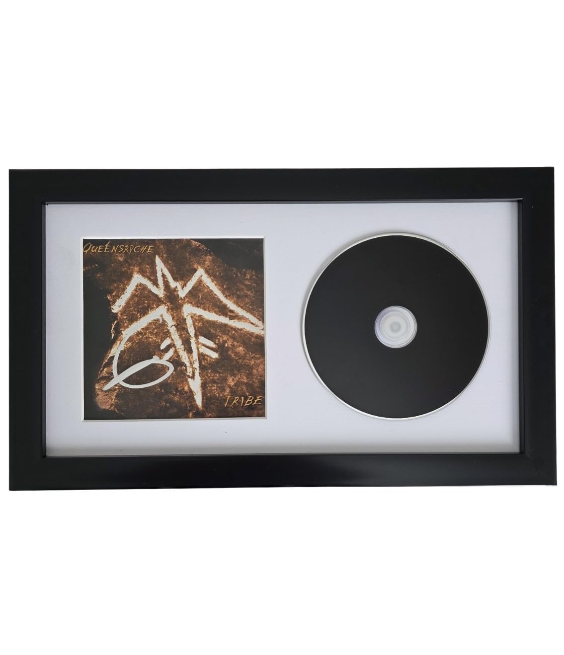 Geoff Tate Signed Queensryche Tribe CD Framed COA Proof Autographed Framed CD 12x7
