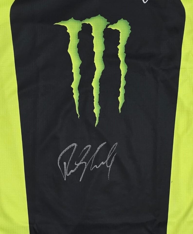Ricky Carmichael Signed Monster Jersey Proof Autographed Supercross Motocross Rider