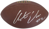Austin Ekeler Signed Football Proof COA Autographed Washington Commanders LA Chargers