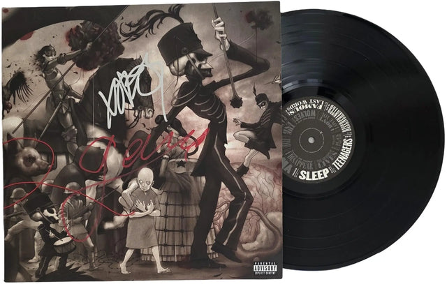 Gerard Way Signed My Chemical Romance The Black Parade Album Exact Proof COA Autographed Vinyl Record