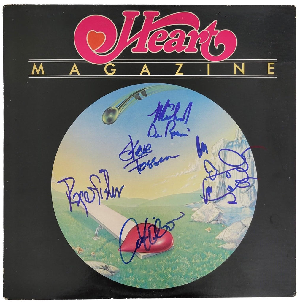 Nancy Wilson & Ann Wilson Signed Heart Magazine Album Proof COA Autographed Vinyl STAR