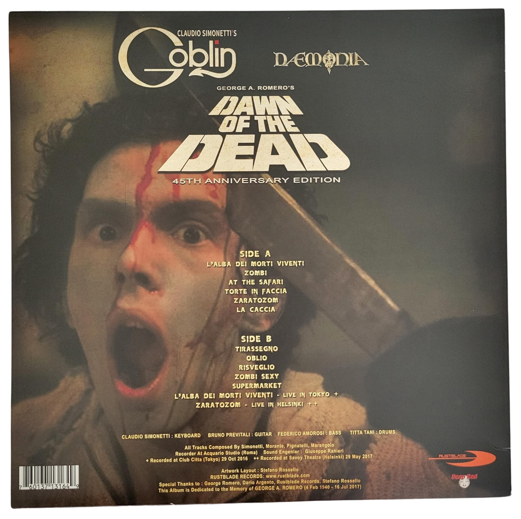 Claudio Simonetti Goblin Signed Dawn of the Dead Album Proof Autographed Vinyl Record