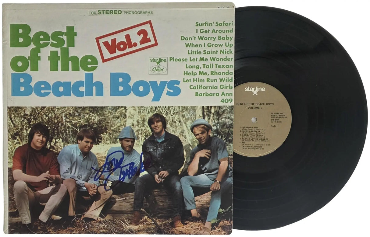 Mike Love Signed Best of the Beach Boys Vol 2 Album COA Proof Autographed Vinyl Record