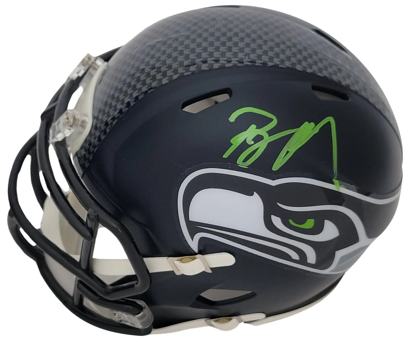 Byron Murphy Signed Seattle Seahawks Mini Football Helmet Proof COA Autographed