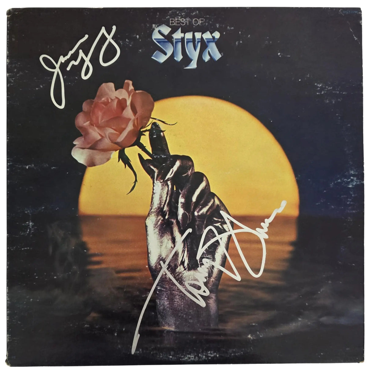 Tommy Shaw & James Young Signed Best of Styx Album COA Proof Autographed Vinyl Record
