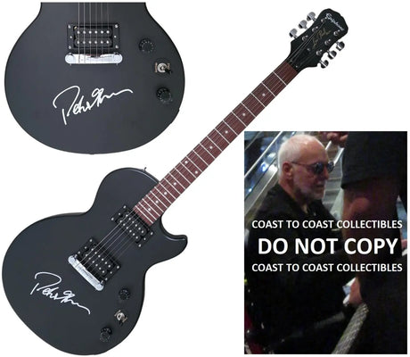 Peter Frampton Signed Les Paul Guitar COA Exact Proof Autographed HOF Legned