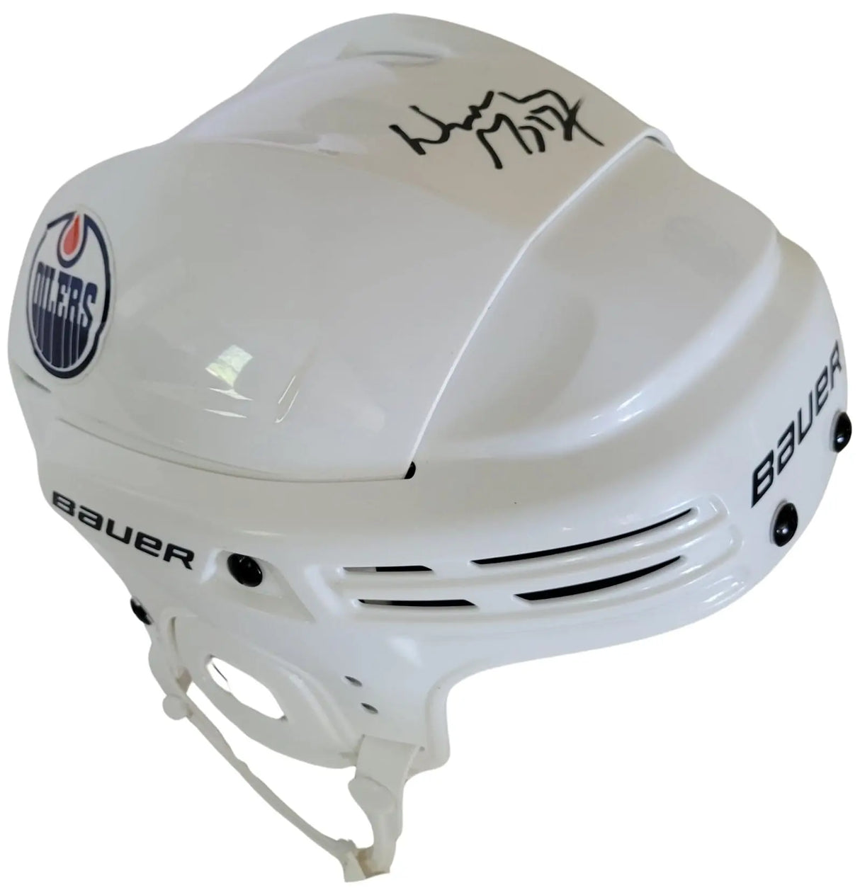 Wayne Gretzky Signed Oilers Full Size Hockey Helmet Exact Proof COA.Autographed