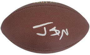 Jaxson Smith Njigba Signed Football Proof COA Autographed Seattle Seahawks Ohio State