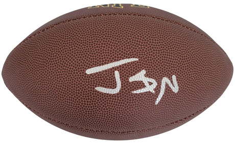 Jaxson Smith Njigba Signed Football Proof COA Autographed Seattle Seahawks Ohio State