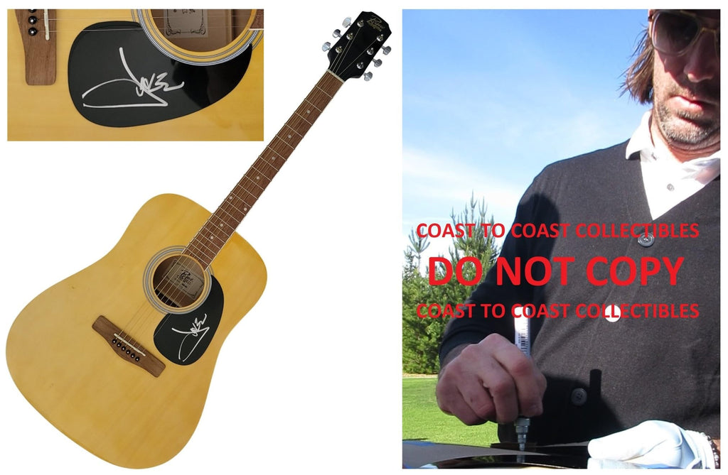 Jake Owen Signed Acoustic Guitar COA Proof Autographed Country Music Star
