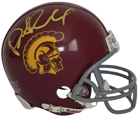 Pete Carroll Signed USC Trojans Football Mini Helmet COA Exact Proof Autographed