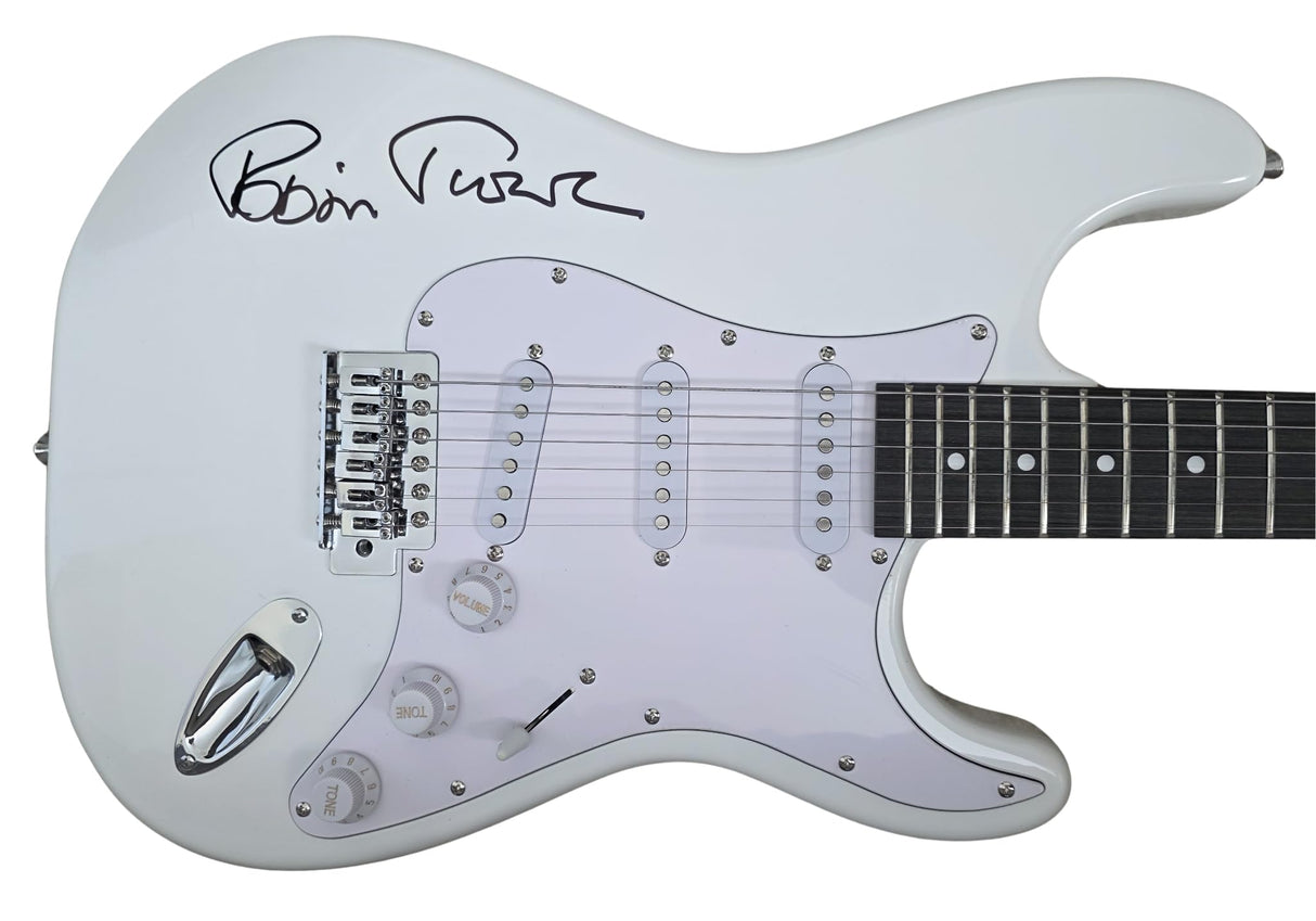 Robin Trower Signed Full Size Electric Guitar COA With Exact Proof Autographed