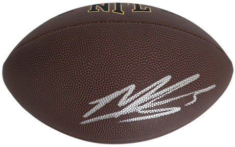 Marquise Brown Signed Football Proof COA Autographed KC Chiefs Cardinals Ravens