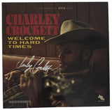 Charley Crockett Signed Welcome to Hard Times Album COA Proof Autographed Vinyl Record