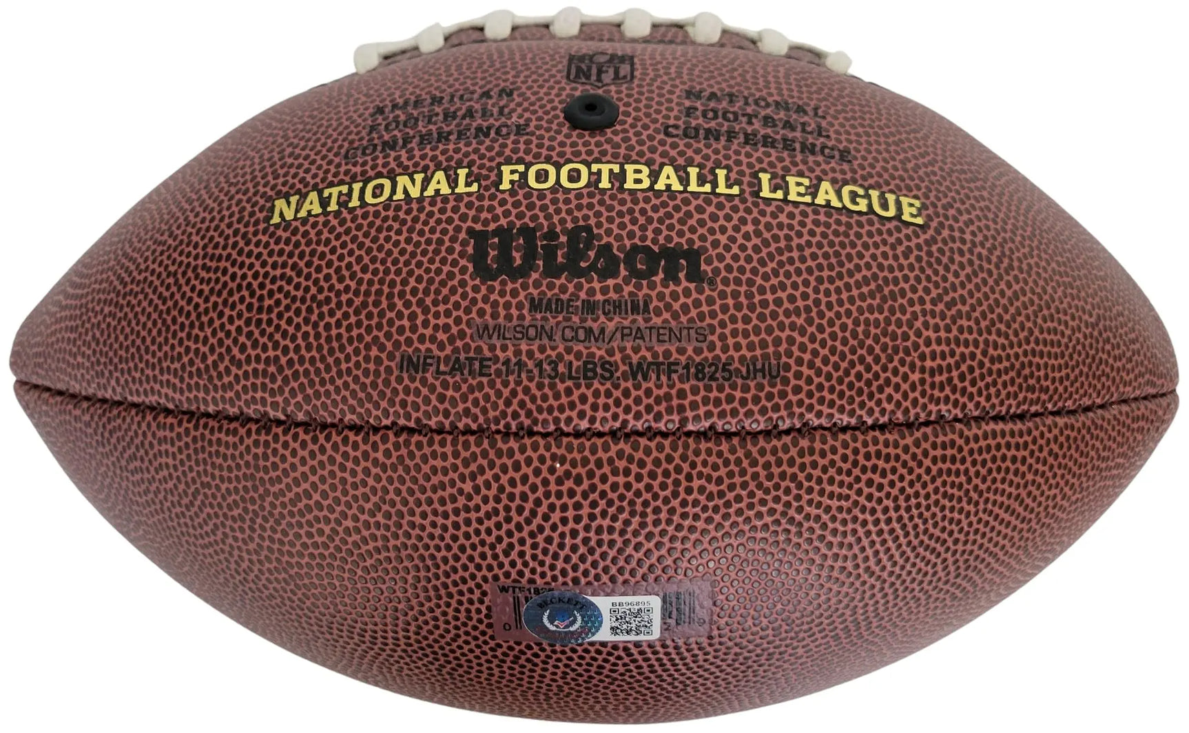 Desean Jackson Signed Football Proof Beckett COA Autographed Vegas Raiders Eagles Bucs