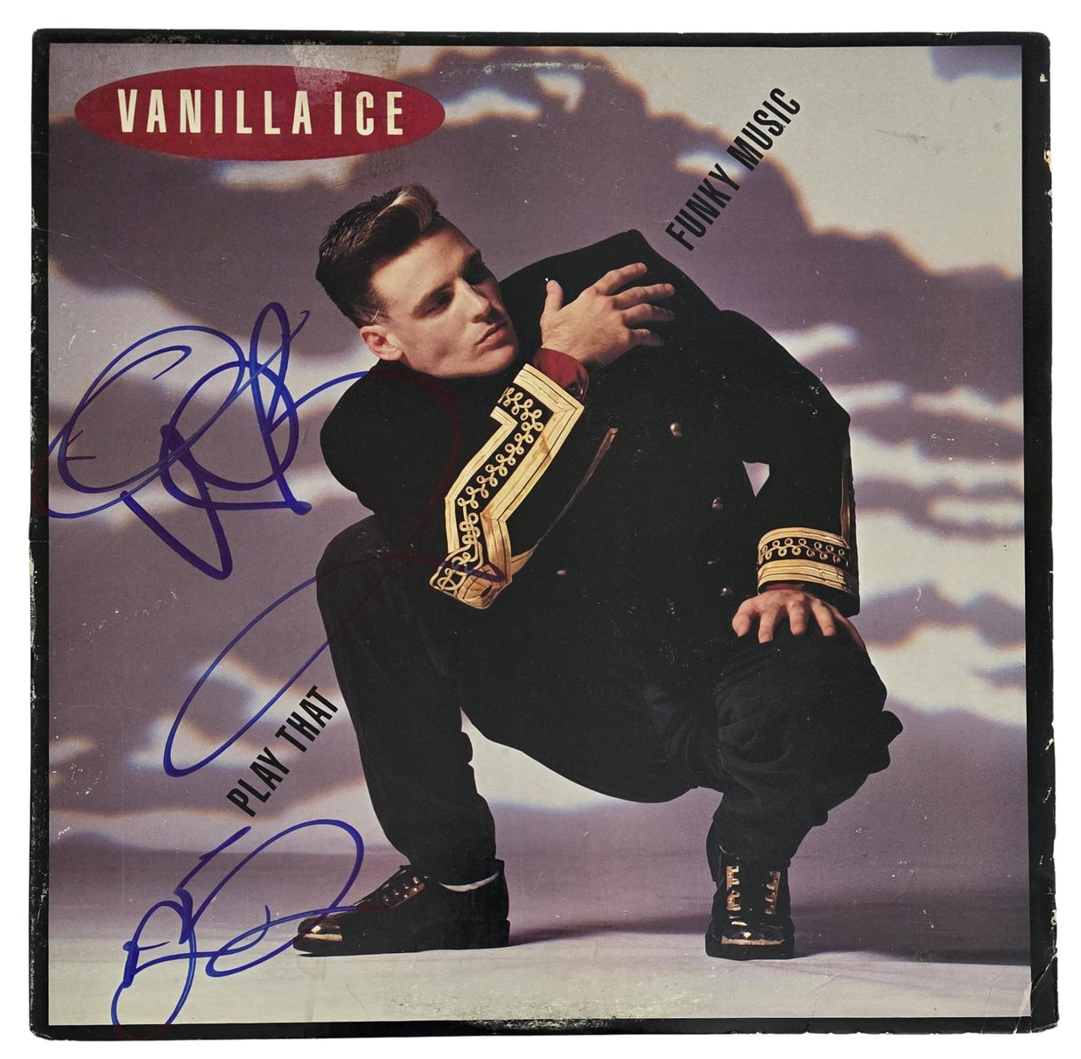 Vanilla Ice Signed Play That Funky Music Album COA Proof Autographed Vinyl Record
