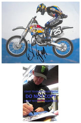 Brian Deegan Signed 8x10 Photo COA Proof Autographed Freestyle Motocross Racer..