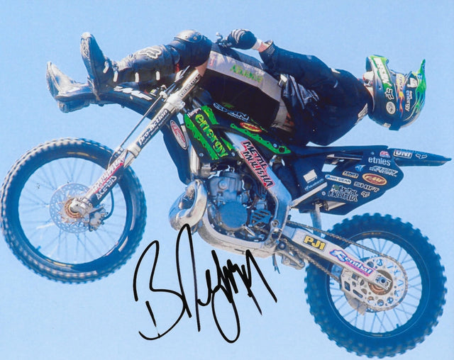 Brian Deegan Signed 8x10 Photo COA Proof Autographed Freestyle Motocross Rider