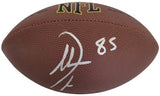 Antonio Gates Signed Football Proof COA Autographed San Diego Chargers HOF