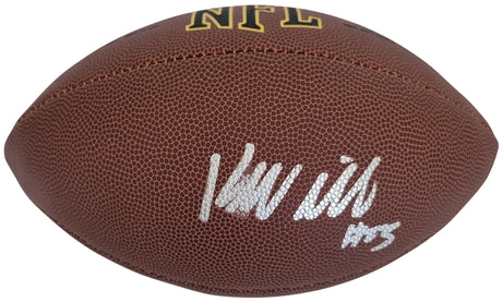 Kyren Williams Signed Football Proof COA Autographed Los Angeles Rams Notre Dame