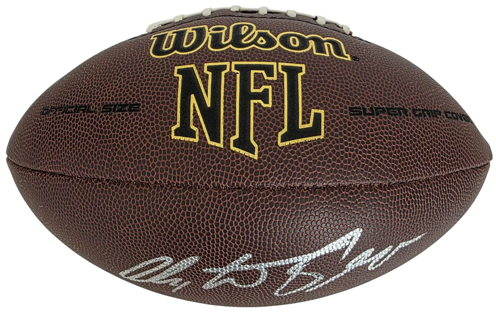 Christian Okoye Signed Football Proof Beckett COA Kansas City Chiefs Autographed