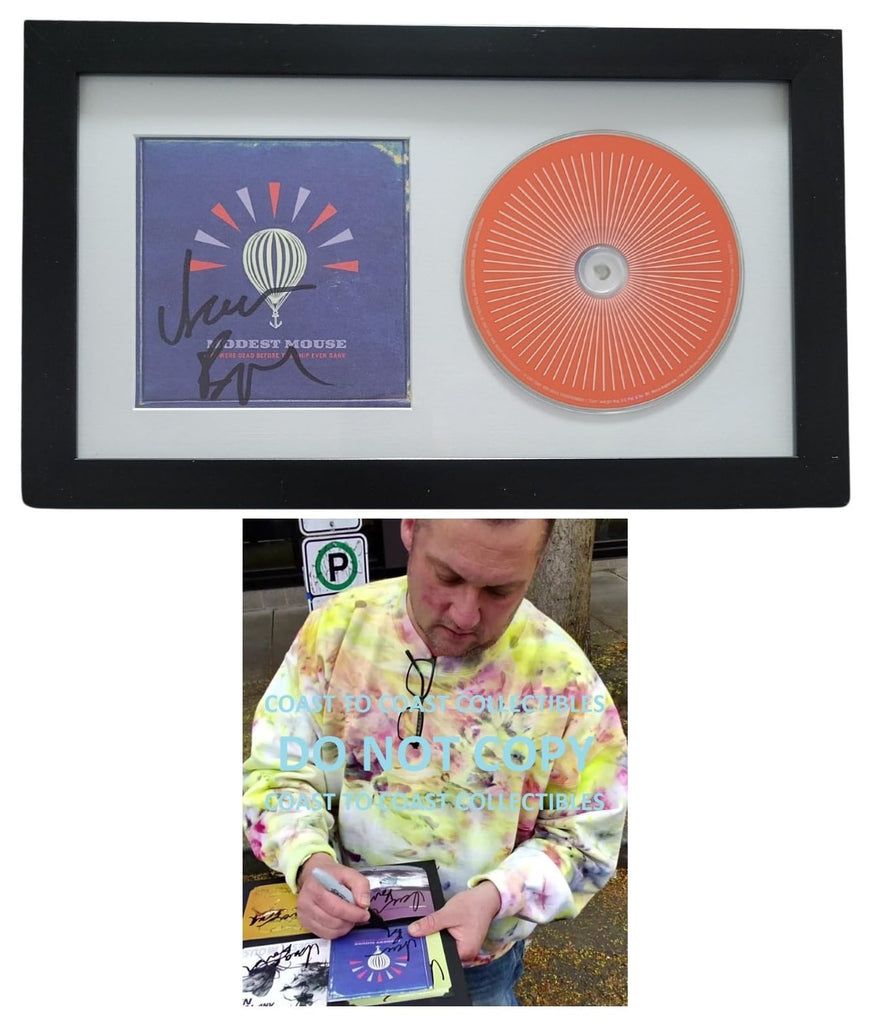 Isaac Brock Signed Modest Mouse We Were Dead Before the Ship Even Sank CD COA Proof Autographed