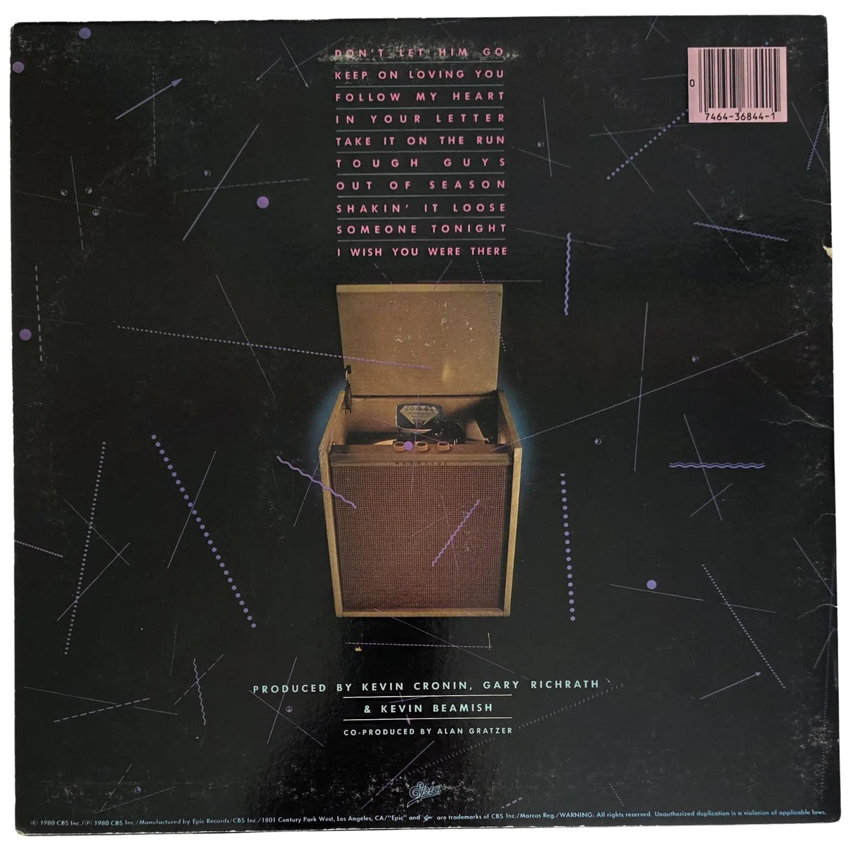 REO Speedwagon Signed Hi Infidelity Album COA Proof Autographed Vinyl Record