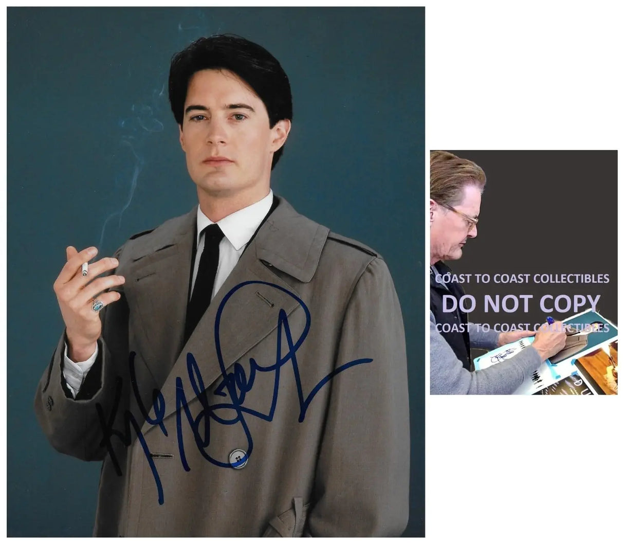 Kyle MacLachlan Signed 8x10 Photo COA Proof Autographed Agent Cooper Twin Peaks STAR,.