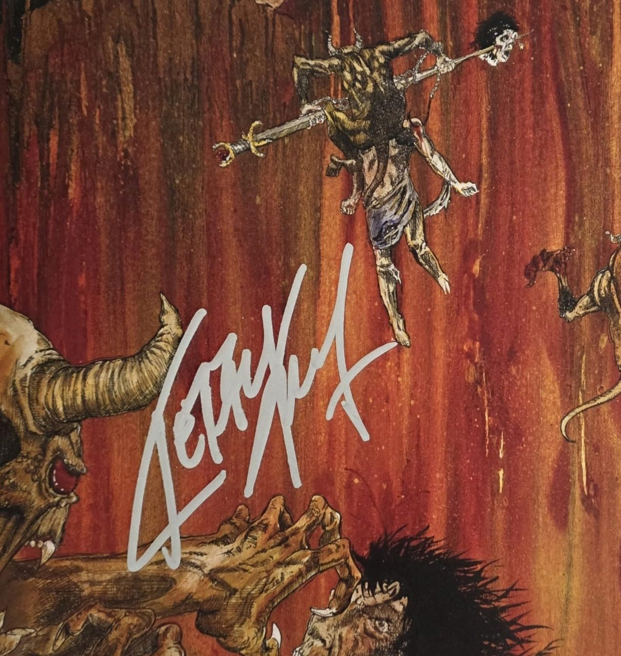 Kerry King Signed Slayer Hell Awaits Album COA Proof Autographed Vinyl Record