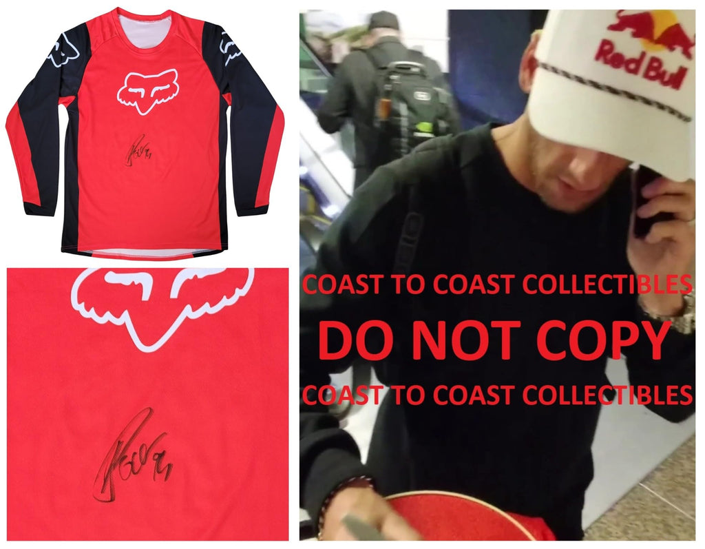 Ken Roczen Signed Fox Jersey COA Proof Autographed Supercross Motocross!