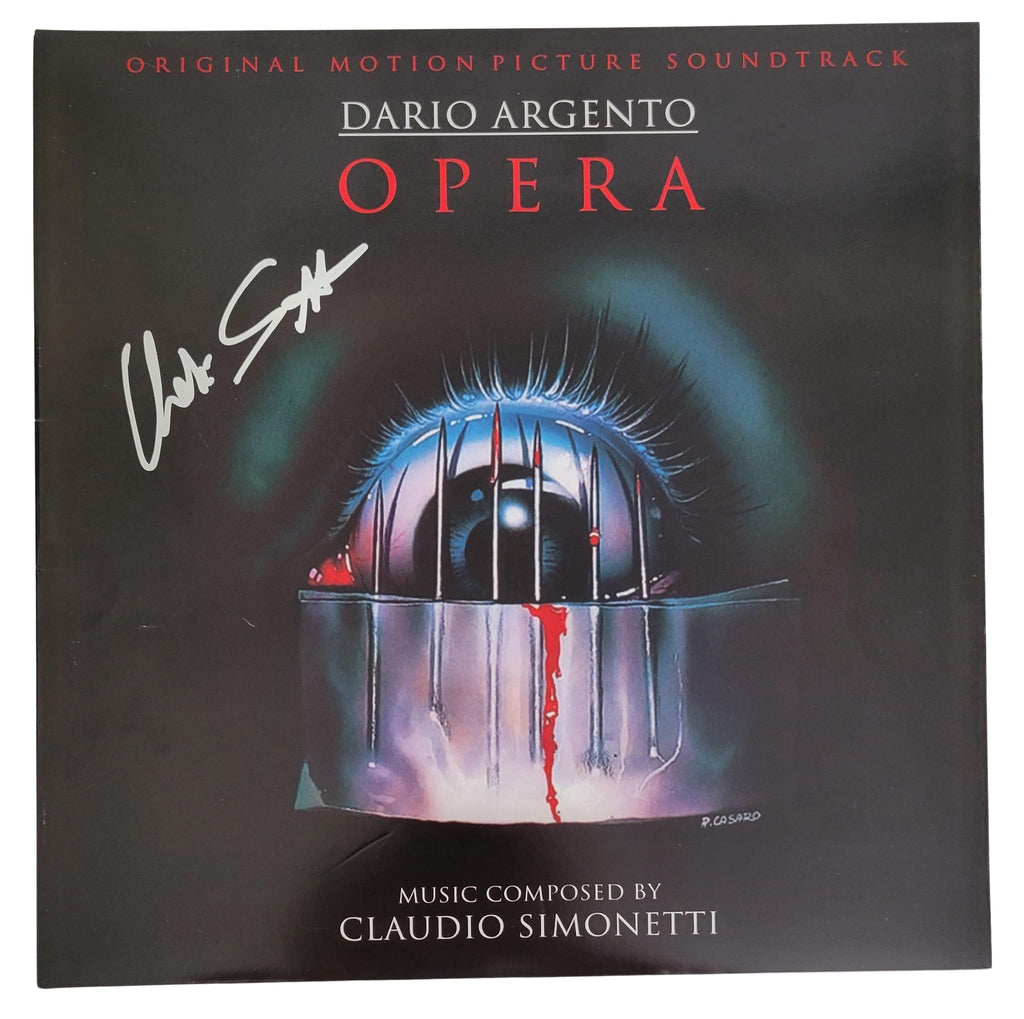 Claudio Simonetti Signed Dario Argentos Opera Album COA Proof Autographed Soundtrack Vinyl Record