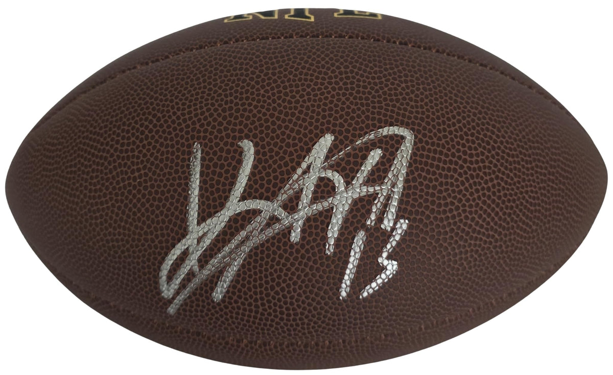 Keenan Allen Signed Football COA Proof Autographed Chicago Bears Cal Bears LA Chargers