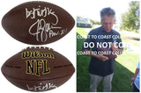 Jim Zorn Signed Football Exact Proof COA Autographed Seattle Seahawks
