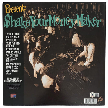 Chris Robinson Signed Black Crowes Shake your Money Maker Album Beckett COA Proof Autographed