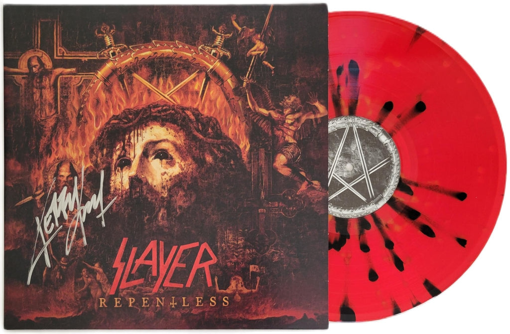 Kerry King Signed Slayer Repentless Album COA Proof Autographed Vinyl Record