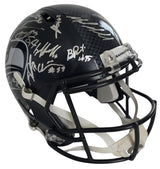 2025 Seahawks Team Signed Full Size Helmet COA Proof Autographed Seattle Seahawks