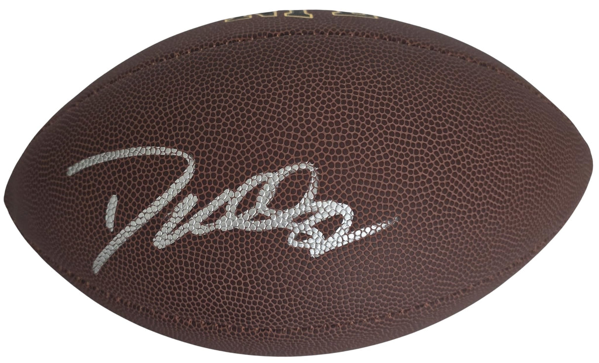 Dante Hall Signed Football COA Proof Autographed Texas A&M Kansas City Chiefs